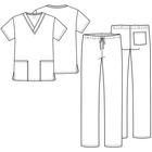 Cherokee Originals - unisex munkaruha SZETT, V-nyakú felső+nadrág, PWT