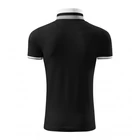 Galléros férfi póló - COLLAR UP256 01 BLACK (S)