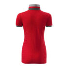 Galléros póló női - COLLAR UP 257 71 Red (L)