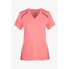 BARCO Grey's Anatomy - 3 PKT CROSS OVER V-NECK - ROSY CORAL
