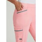 BARCO - 6PKT MOTO INSPIRED CARGO PANT - Rosy Coral