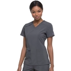 Dickies EDS Essentials Exclusive V-Neck Top in Pewter