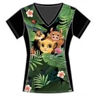 Cherokee DISNEY mintás - Tooniforms munkaruha felső - Wild Things - Lion King (XS)