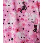 384PR - FBU - KOI - Artists Series - Leslie Top - Fluff Bunnies - Nyuszi mintás felső 