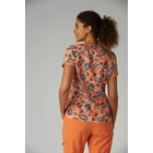 384PRA - KTT - KOI - Artists Series - Leslie Top - Kittens and coffee - Cica mintás felső 