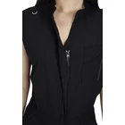 907-002 - Solis x KOI - Anja Jumpsuit - Fekete Overál - Premium szakadásgátló, kisállatbarát anyagból
