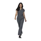 907-077 - Solis x KOI - Anja Jumpsuit - Szürke Overál - Premium szakadásgátló, kisállatbarát anyagból