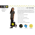 S400-012 - KOI x Smiley World - Delighted mellény - Navy (XS-S)
