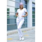 Lisa - MILLAND BASIC - női  V kivágású tunika White