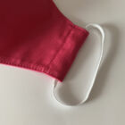 Textil maszk kétrétegű - Állítható laposgumival  - Női S/M méret - Hibiszkusz szín
