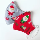 Dear Santa Claus! - Karácsonyi mintás maszk - unisex - kétrétegű - állítható gumipánt méret
