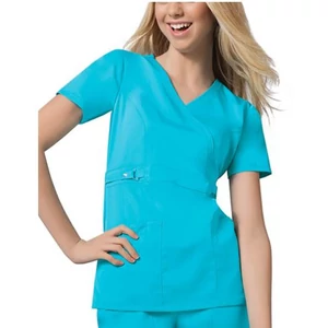 V-Kivágású Női Felső Tengerkék