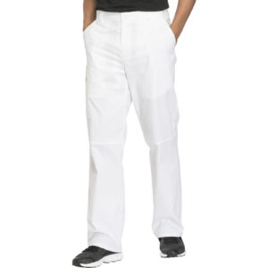 Cherokee Core Stretch - Men's Fly Front Pant in White