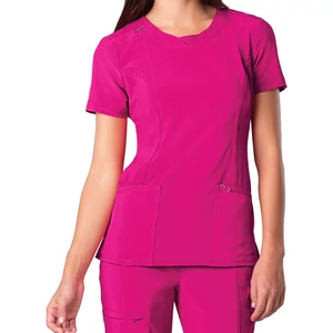 Cherokee Infinity kereknyakú munkaruha tunika Hot Pink színben