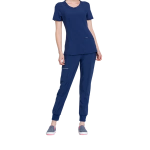 Cherokee Infinity kereknyakú munkaruha tunika Navykék színben