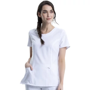 Cherokee Infinity kereknyakú munkaruha tunika Fehér színben Cherokee Infinity kereknyakú munkaruha tunika Fehér színben