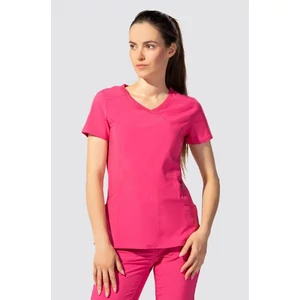 Cherokee Infinity szolid V nyakú munkaruha tunika Hot Pink színben Cherokee Infinity szolid V nyakú munkaruha tunika Hot Pink színben