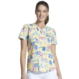 Cherokee Prints - V-Neck Print Top in Hey Baby