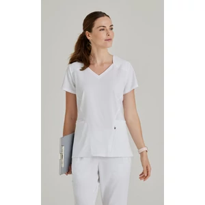 BARCO UNIFY - 4PKT SWEETHEART V-NECK TOP - White BARCO UNIFY - 4PKT SWEETHEART V-NECK TOP - White