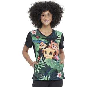 Cherokee DISNEY mintás - Tooniforms munkaruha felső - Wild Things - Lion King (XS)