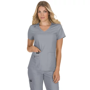 373 - 119 - KOI - Basic - Becca Top - Platinum Grey 373 - 119 - KOI - Basic - Becca Top - Platinum Grey