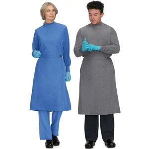 906 - KOI - Basic - Megkötős unisex köpeny - Fekete/Szürke/Kék 906 - KOI - Basic - Megkötős unisex köpeny - Fekete/Szürke/Kék