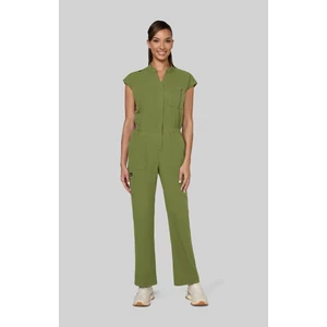 907-176 - Solis x KOI - Anja Jumpsuit - Oliva Overál - Premium szakadásgátló, kisállatbarát anyagból