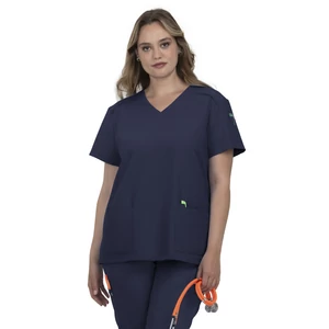 C101 - Cureology x KOI - Cardi Top - Navy C101 - Cureology x KOI - Cardi Top - Navy