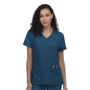 C101 - Cureology x KOI - Cardi Top - Karibkék