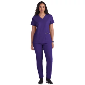 C101 - Cureology x KOI - Cardi Top - Áfonya lila