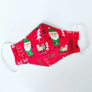 Dear Santa Claus! - Karácsonyi mintás maszk - unisex - kétrétegű - állítható gumipánt méret