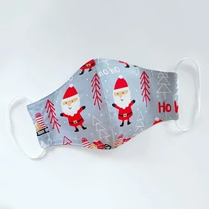 Dear Santa Claus! - Karácsonyi mintás maszk - unisex - kétrétegű - állítható gumipánt méret