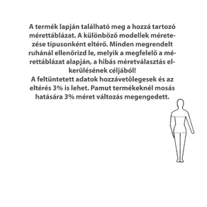 méretek, mérettáblázat