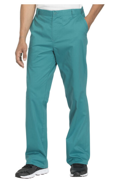 Cherokee Core Stretch - Men's Fly Front Pant in Teal Blue