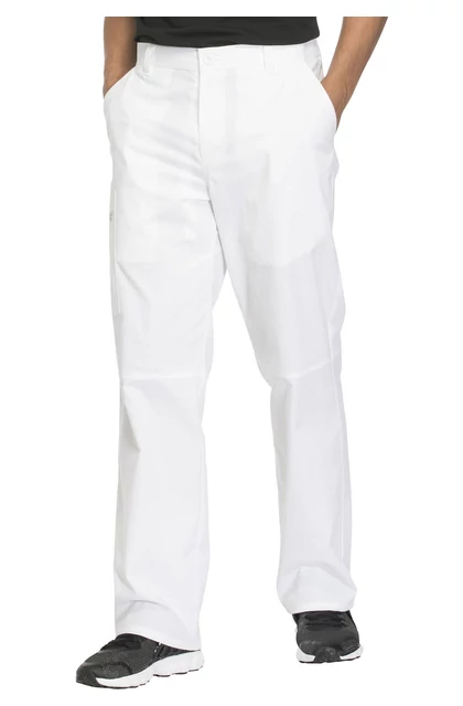 Cherokee Core Stretch - Men's Fly Front Pant in White