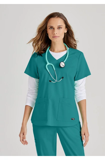 BARCO Grey's Anatomy - Emma Top - Pávakék