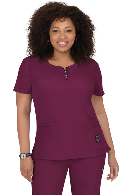 317 - 061 - KOI - Lite - Serenity Top - Wine