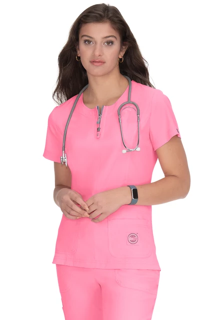 317 - 155 - KOI - Lite - Serenity Top - Peony Pink