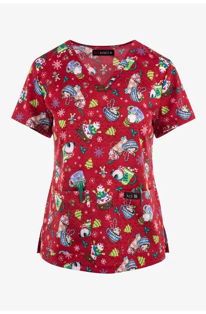 384PR - FHY - KOI - Leslie Top Frothy, KARÁCSONYI