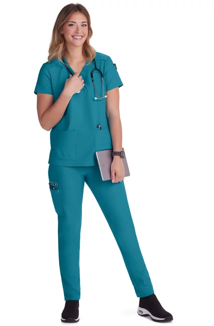 C701 - Cureology x KOI - Atria nadrág - Pávakék