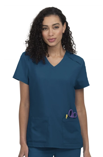 C101 - Cureology x KOI - Cardi Top - Karibkék