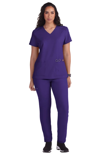 C101 - Cureology x KOI - Cardi Top - Áfonya lila